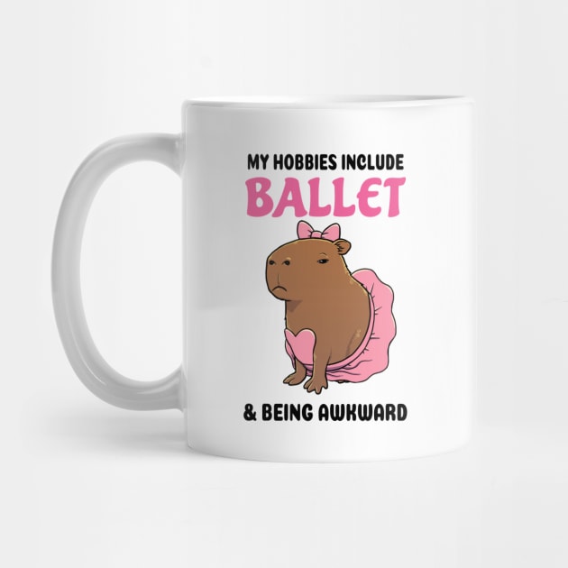 My hobbies include Ballet and being awkward Capybara by capydays